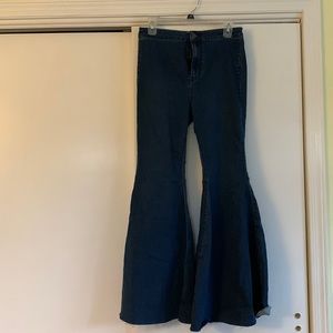 Free People Denim Bell Bottoms - Size 29 Short